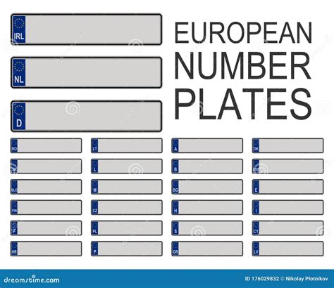 kentekenplaten europe.